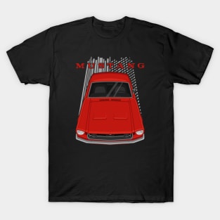 Ford Mustang Fastback 1968 - Red T-Shirt